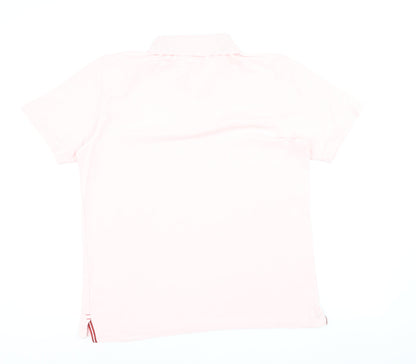Boast Men's Pink Pima Cotton Polo Shirt Size L Classic Fit