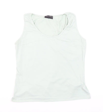 Dorothy Perkins Women’s Light Green Basic Cotton Tank Top L