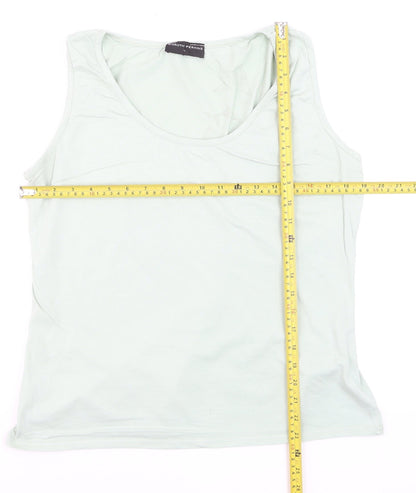 Dorothy Perkins Women’s Light Green Basic Cotton Tank Top L