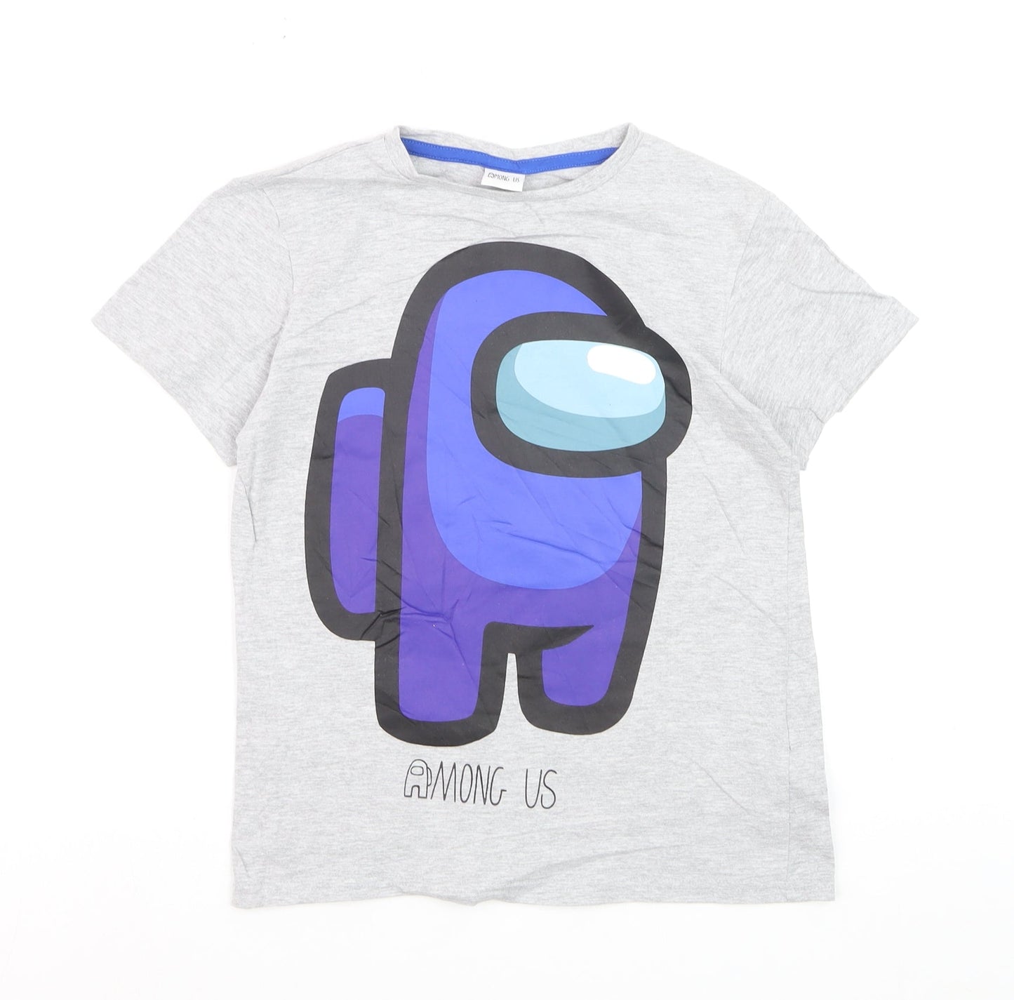 Character.com Boys Grey Among Us Graphic Cotton T-Shirt 11-12 Years