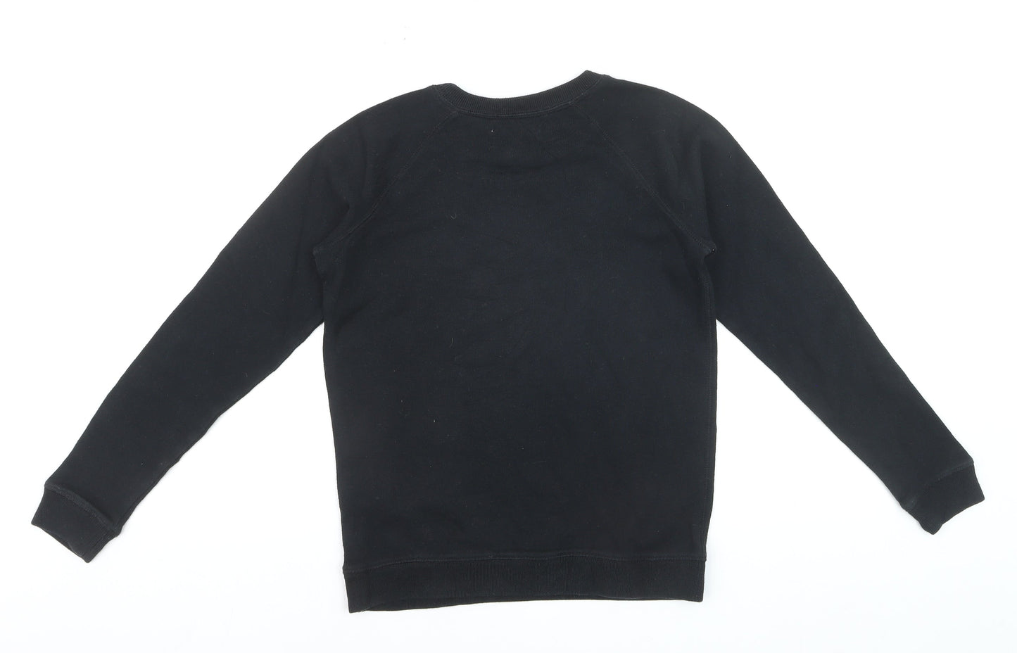 Jack Wills Women's Black Size 8 Crew Neck Sweatshirt