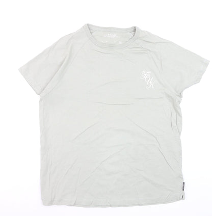 French Connection Men’s Grey Crew Neck Short Sleeve T-Shirt XXL