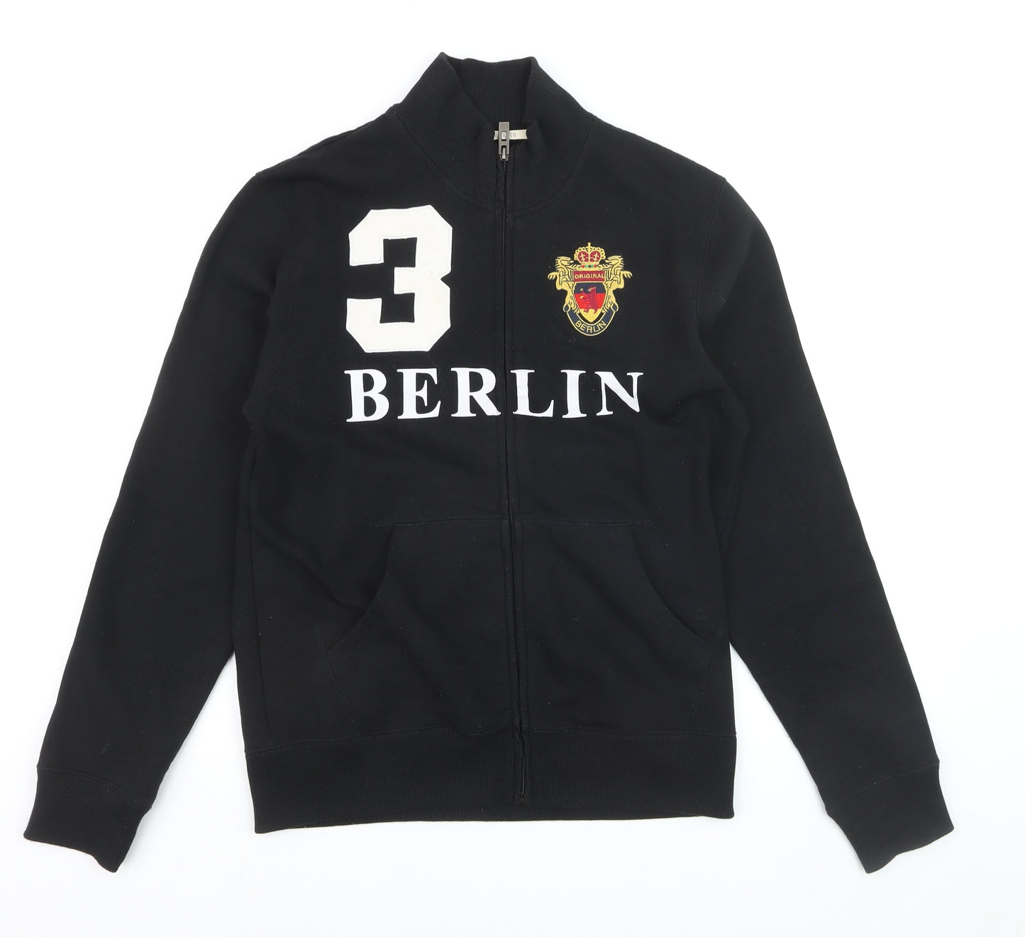 Robin Ruth Men's Black Full Zip Berlin Sweatshirt Size M