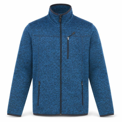 Möberg Men's Blue Full Zip Fleece Sweatshirt Size M