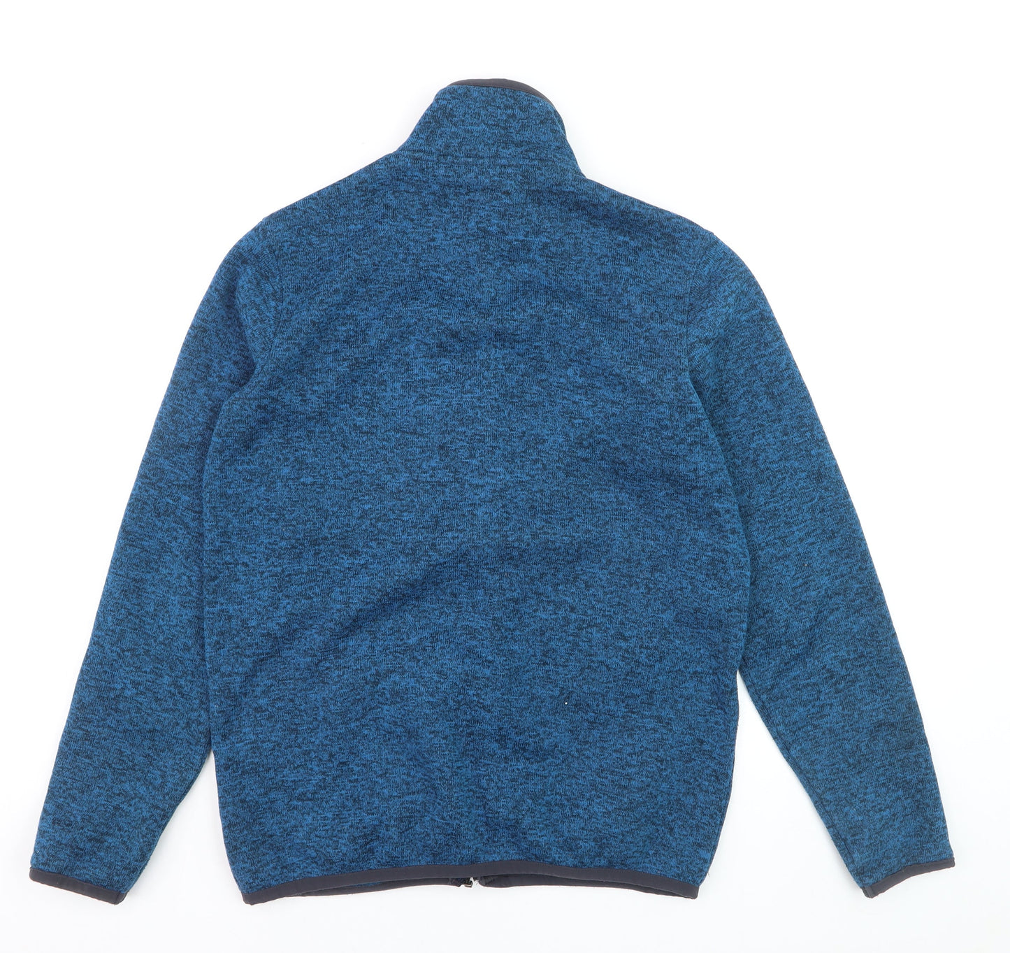 Möberg Men's Blue Full Zip Fleece Sweatshirt Size M