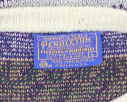 Pendleton Men's Multicoloured Wool Fair Isle Reindeer Jumper L