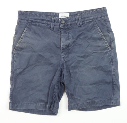 Norse Projects Men's Blue 32 Chino Shorts Casual Cotton