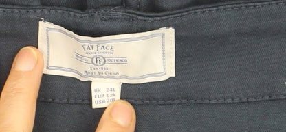 Fat Face Mens Blue Cargo Trousers 24L Regular Fit Cotton Blend