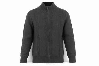 Calvin Klein Men's Green Full Zip Knit Jumper Size M