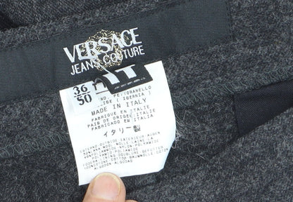 Versace Jeans Couture Men's Grey Wool Dress Pants Size 36 Regular