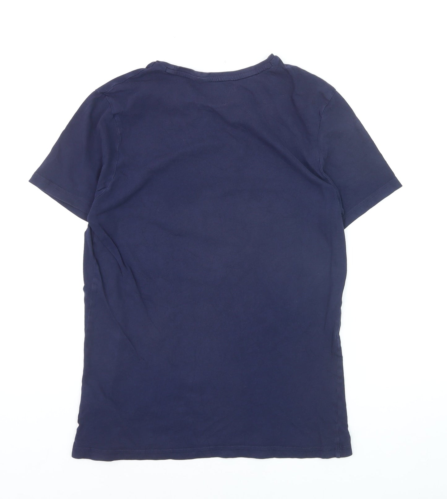 Ocean Cup Performance Men's Blue L Graphic Sports T-Shirt
