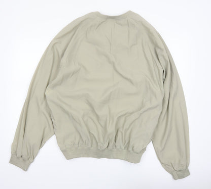 Munsingwear Men’s Beige V-Neck Pullover Golf Sweatshirt L