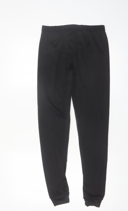 Campri Womens Black Size 12 Slim Fit Sports Leggings