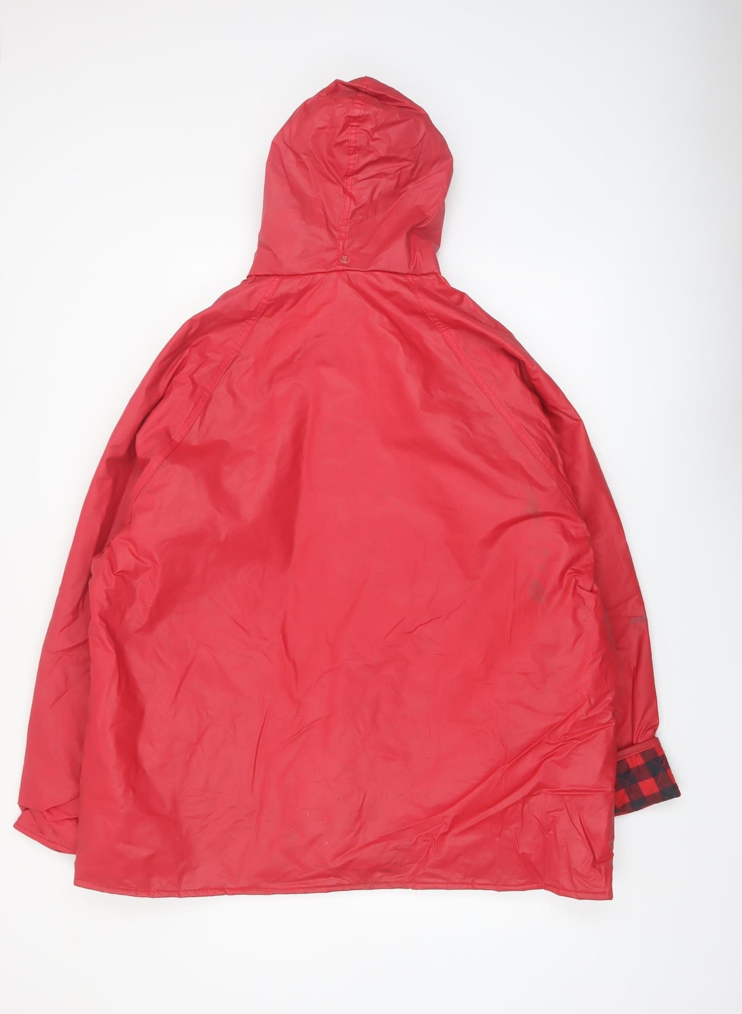 Ozark Trail Men Red XL Waterproof Hooded Rain Coat Jacket