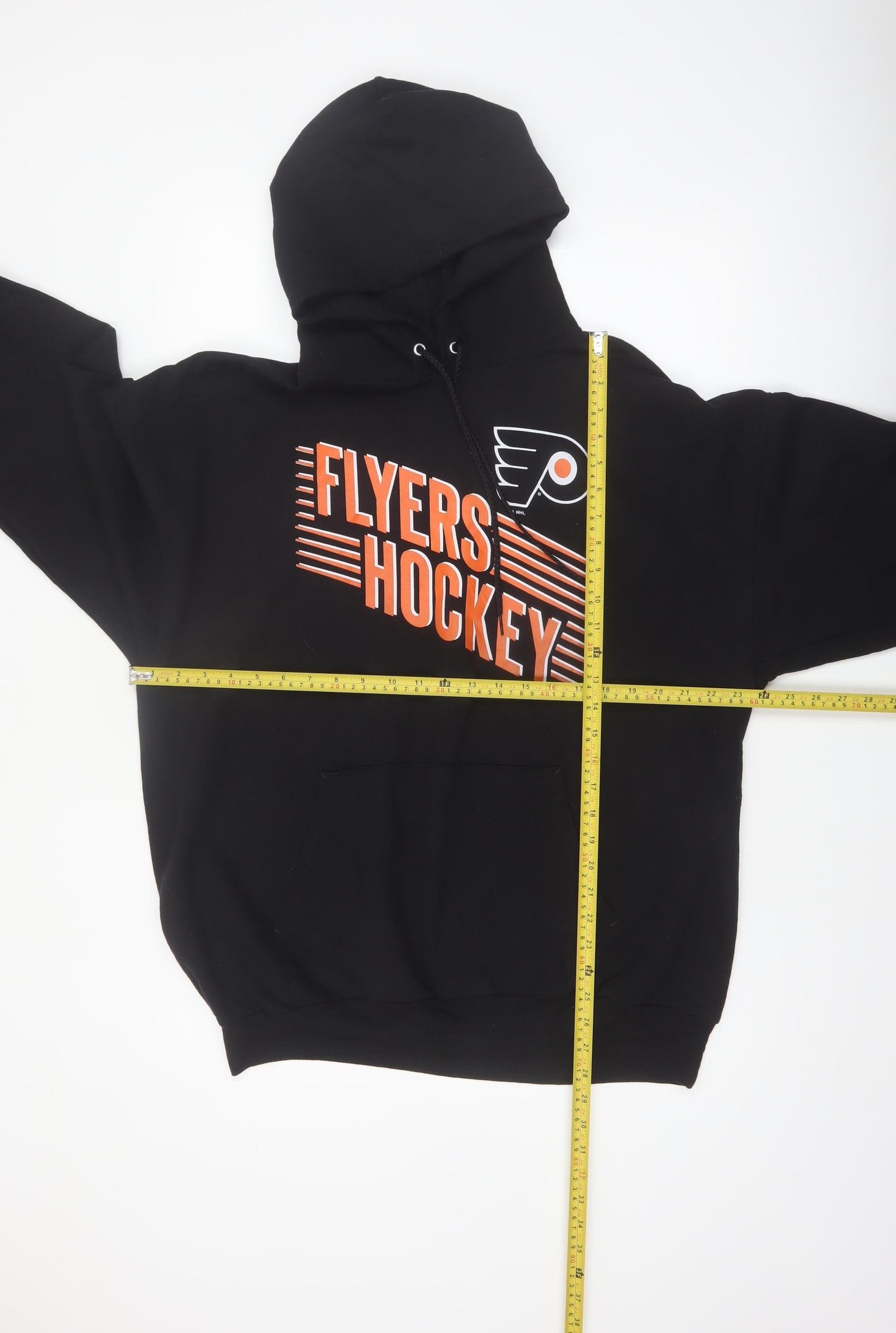 NHL Men's Black XL Pullover Hoodie Fleece Flyers Hockey Sweatshirt