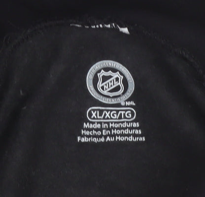 NHL Men's Black XL Pullover Hoodie Fleece Flyers Hockey Sweatshirt