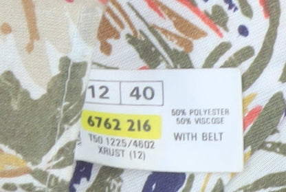 Marks and Spencer Women’s Multicoloured Floral Blouse Size 12