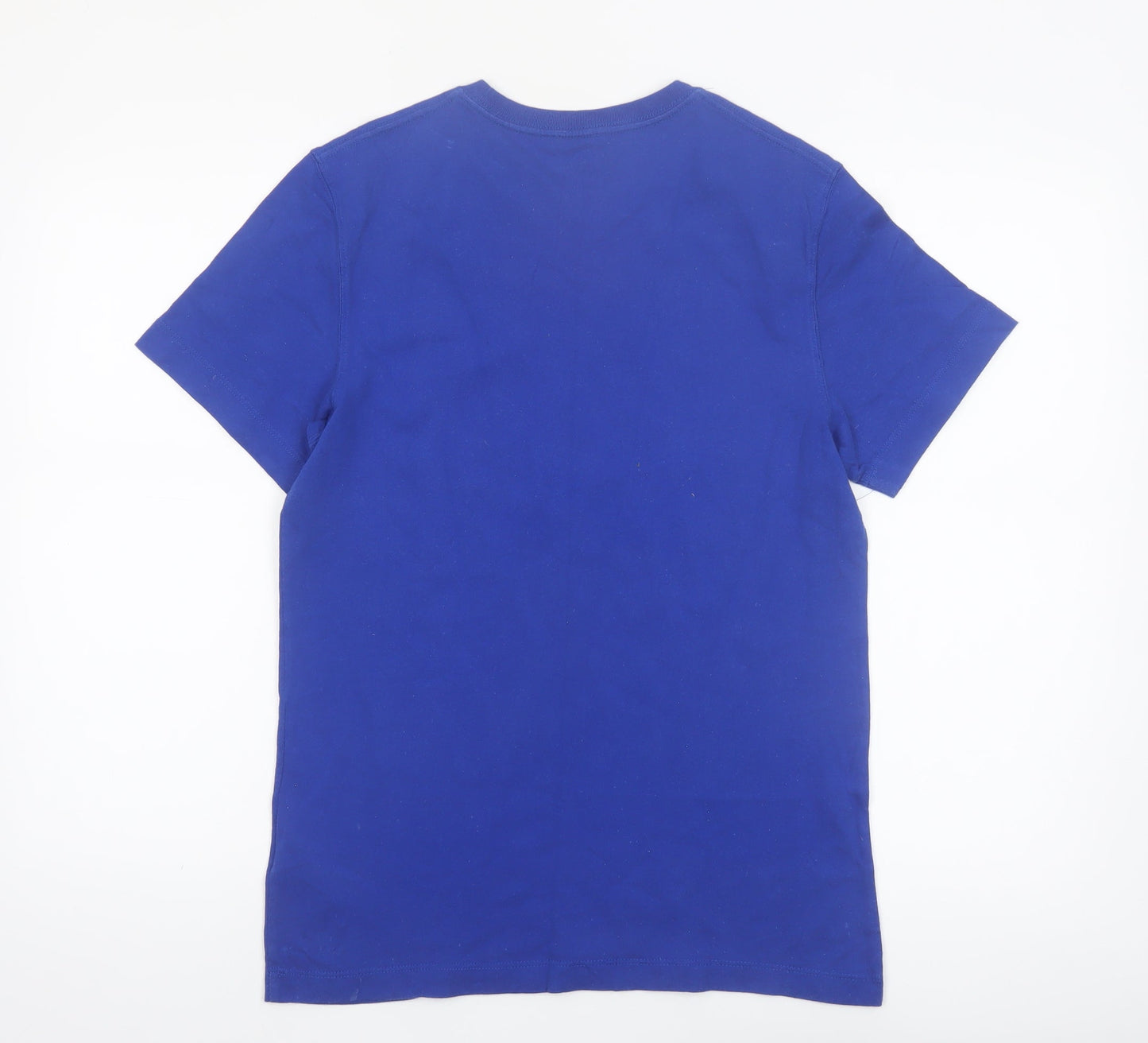 Timberland Men's Blue Regular Fit Cotton Graphic T-Shirt S