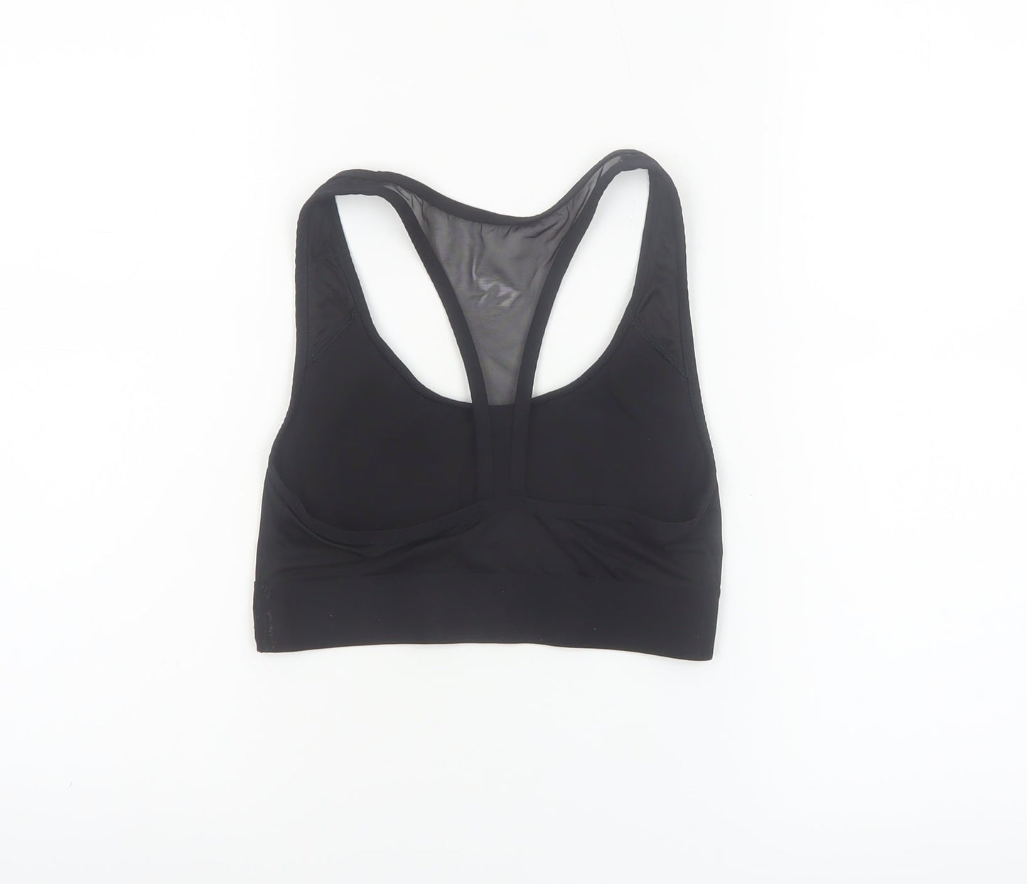 Victoria's Secret PINK Black Women's S Racerback Sports Bra