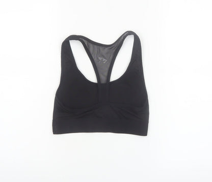 Victoria's Secret PINK Black Women's S Racerback Sports Bra
