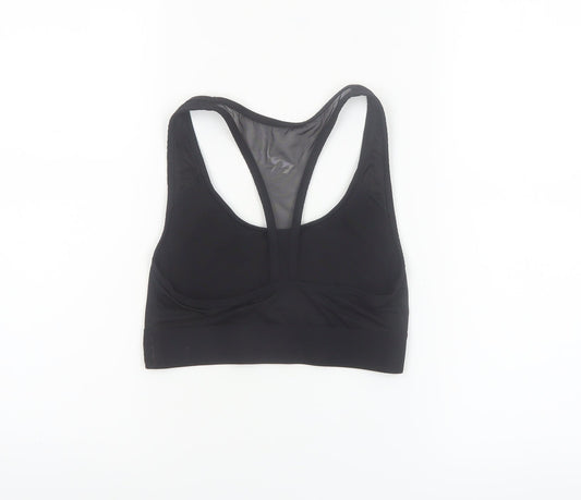 Victoria's Secret PINK Black Women's S Racerback Sports Bra