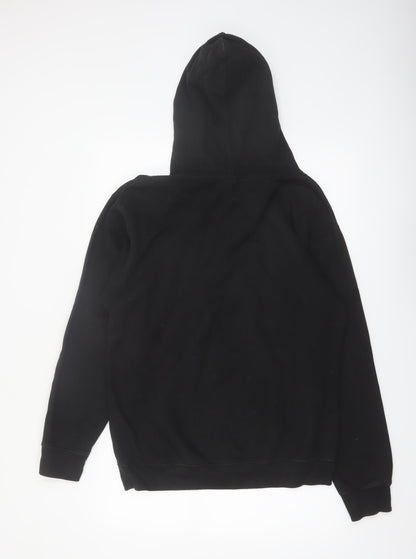 LFC Mens Black Pullover Hoodie Medium Football Club Sweatshirt