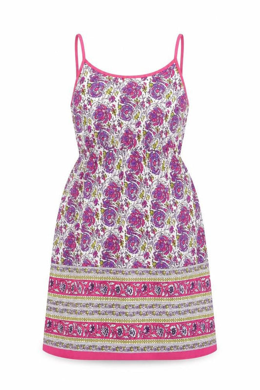 Ocean Club Womens Multicoloured Scoop Neck Slip Dress Size 6-8