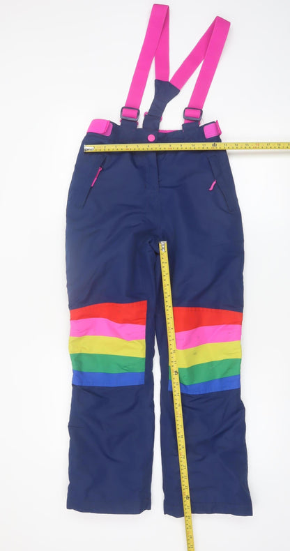 Boden Girls Multicoloured 11-12 Years Snow Pants Waterproof Ski Trousers