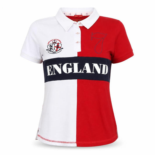 England Victorious Womens Multicoloured Polo Shirt Size 12
