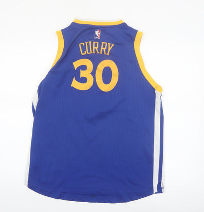 Adidas Men's Blue Golden State Warriors XL Sleeveless Basketball Top