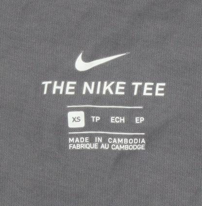 Nike Men's Grey XS Sleeveless Cotton Casual Sports Vest