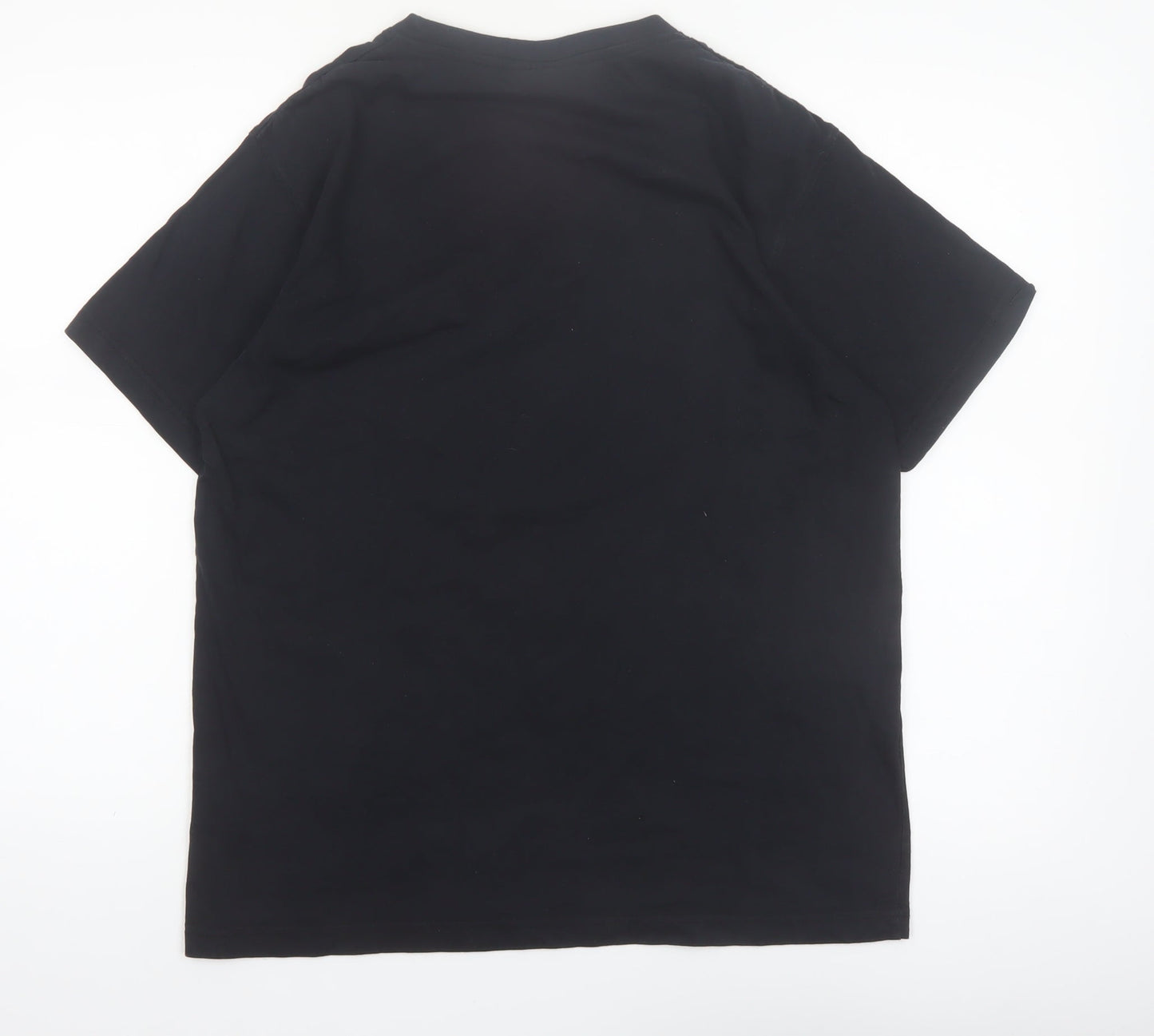 SHOOT! Men's Black Medium Football Legends Graphic T-Shirt