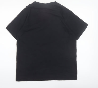SHOOT! Men's Black Medium Football Legends Graphic T-Shirt