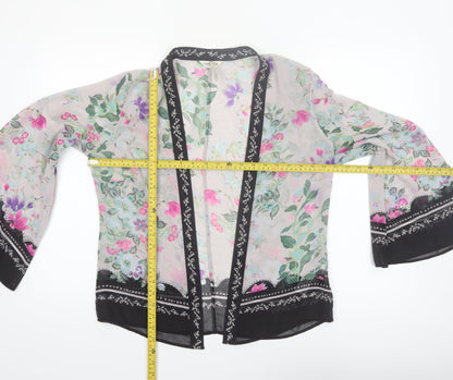 Marks and Spencer Women’s Multicoloured Floral Sheer Beach Cover Up Size 12
