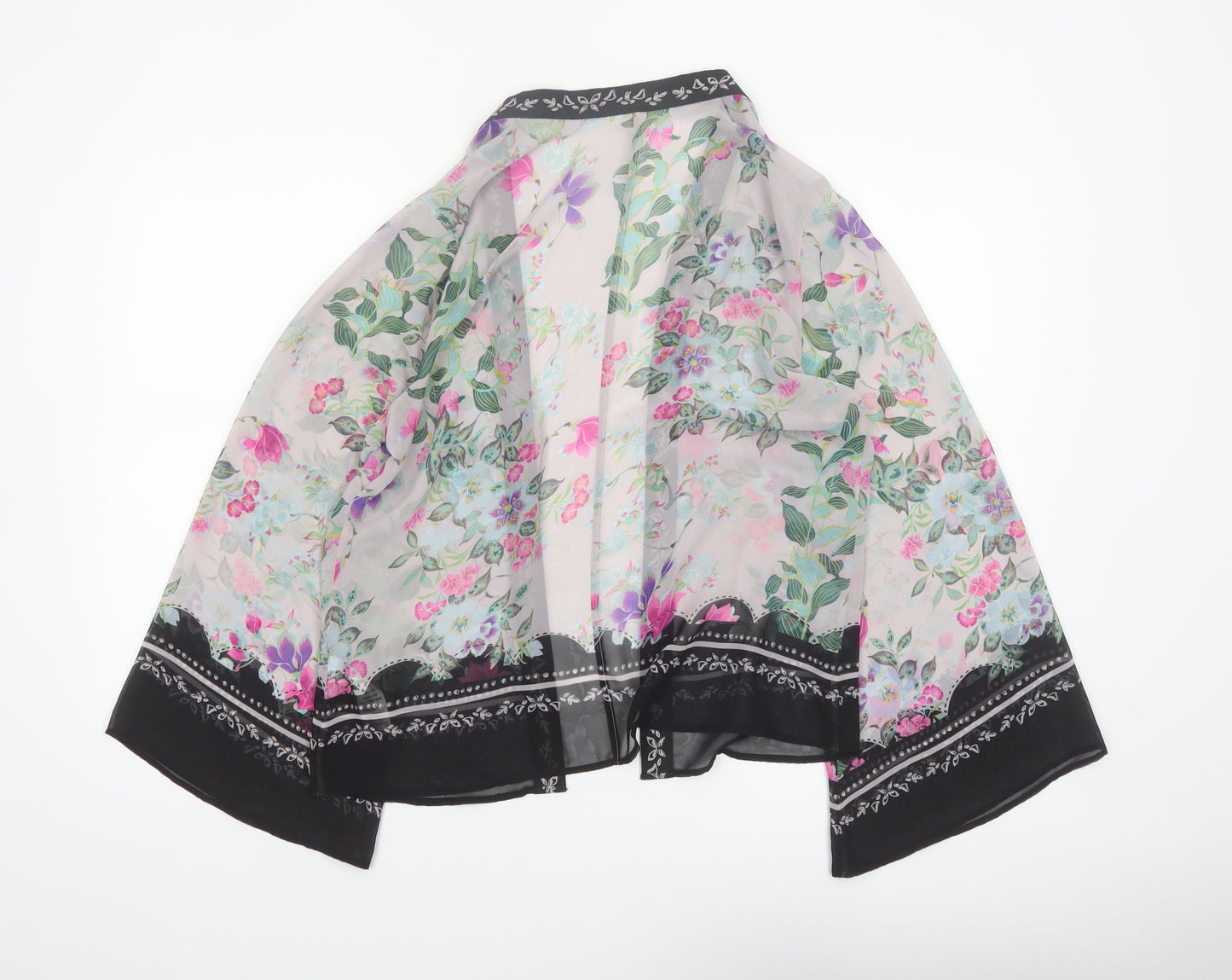 Marks and Spencer Women’s Multicoloured Floral Sheer Beach Cover Up Size 12