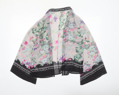 Marks and Spencer Women’s Multicoloured Floral Sheer Beach Cover Up Size 12