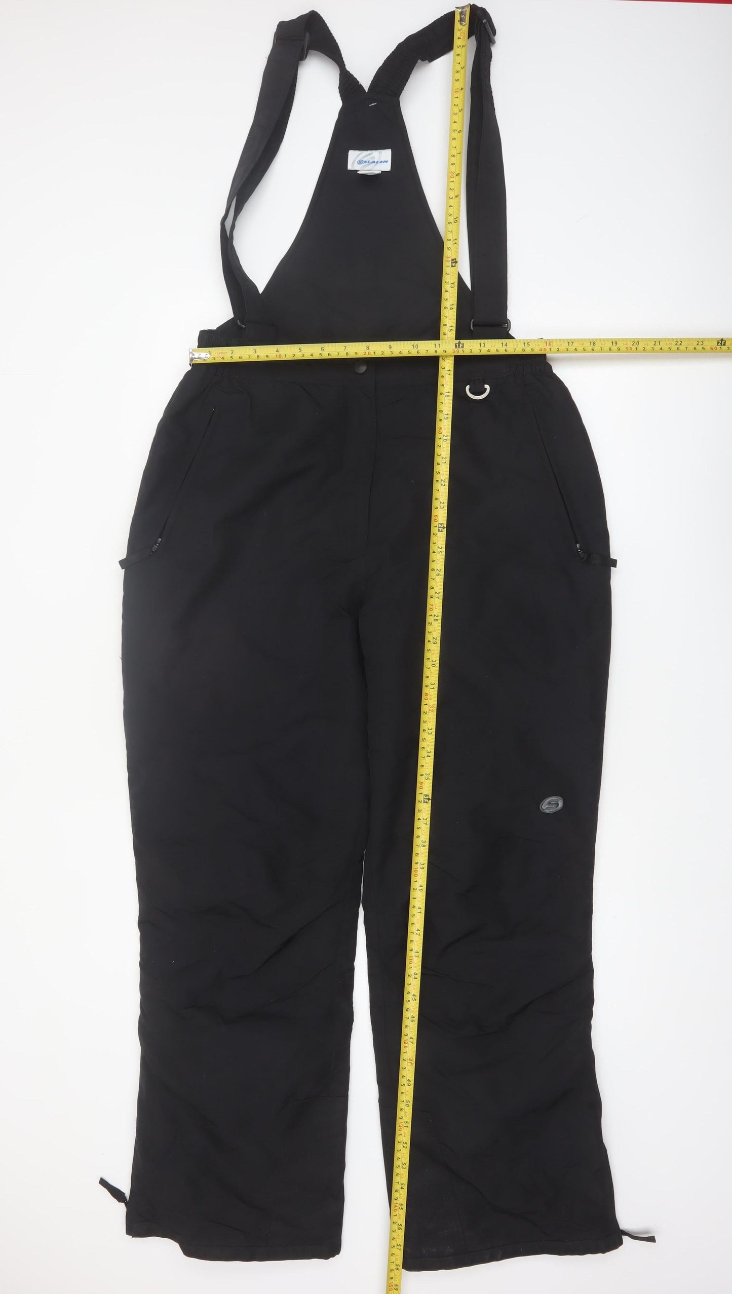 Slalom Men's Black Insulated Waterproof Snow Pants L