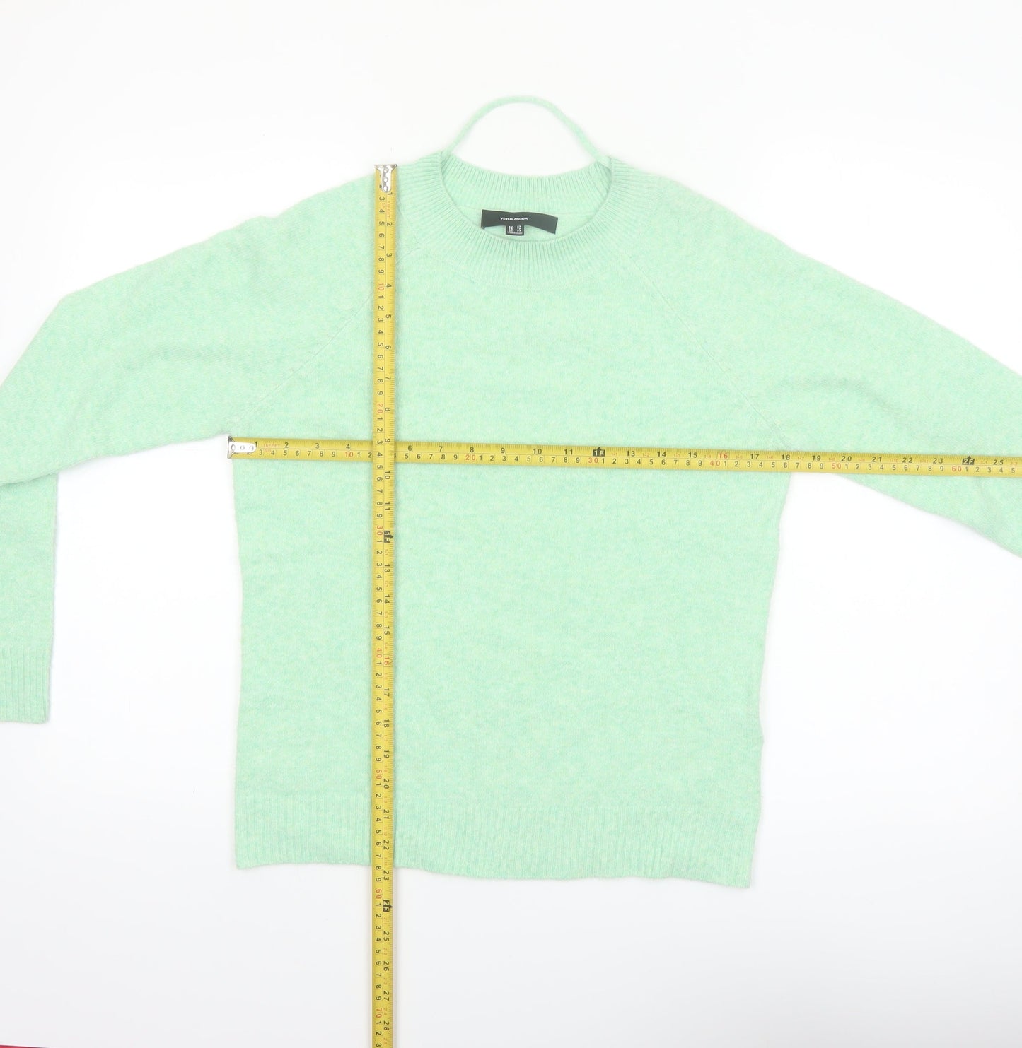 Vero Moda Women’s Green Crew Neck Knit Jumper XS