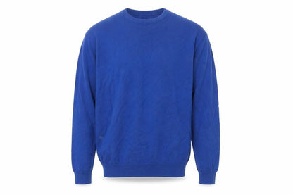 James Pringle Men Blue XL V-Neck Cotton Pullover Jumper