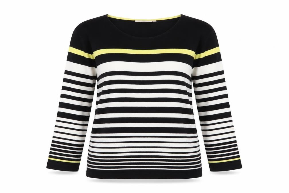 Country Casuals Petite Women's Multicoloured Striped Cotton Jumper M