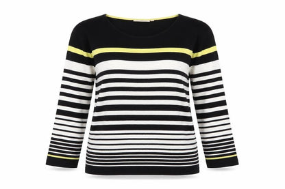 Country Casuals Petite Women's Multicoloured Striped Cotton Jumper M