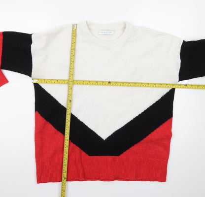 John Lewis Women’s Multicoloured Crew Neck Pullover Jumper Size 12