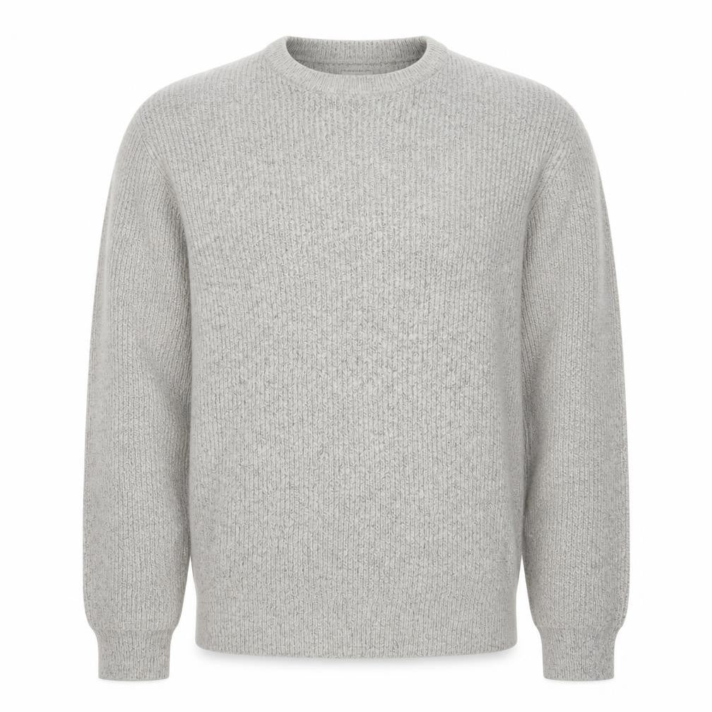 Marks and Spencer Mens Grey Chunky Knit Pullover Jumper XL Regular