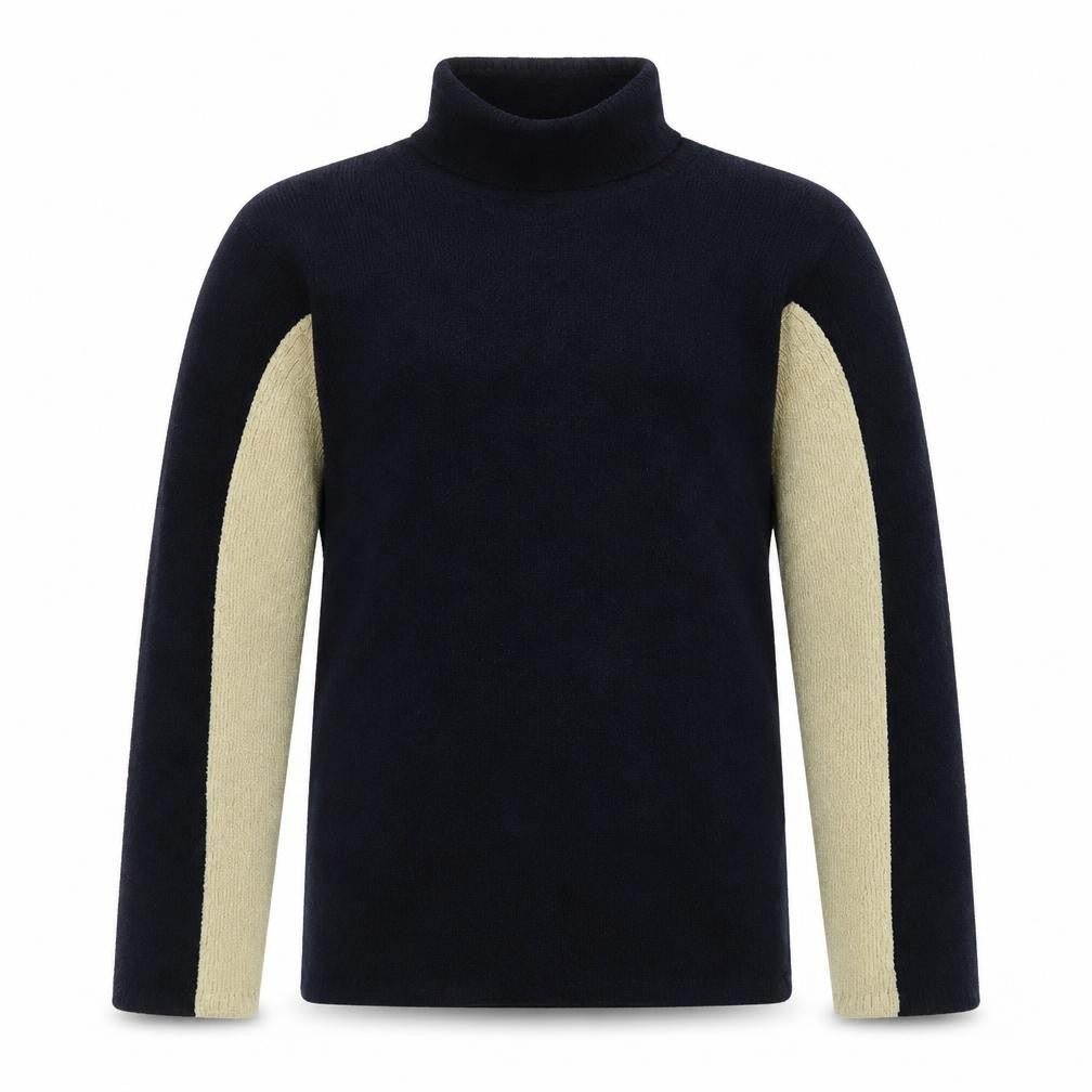 Burton Menswear Men's Blue Roll Neck Pullover Jumper Size L