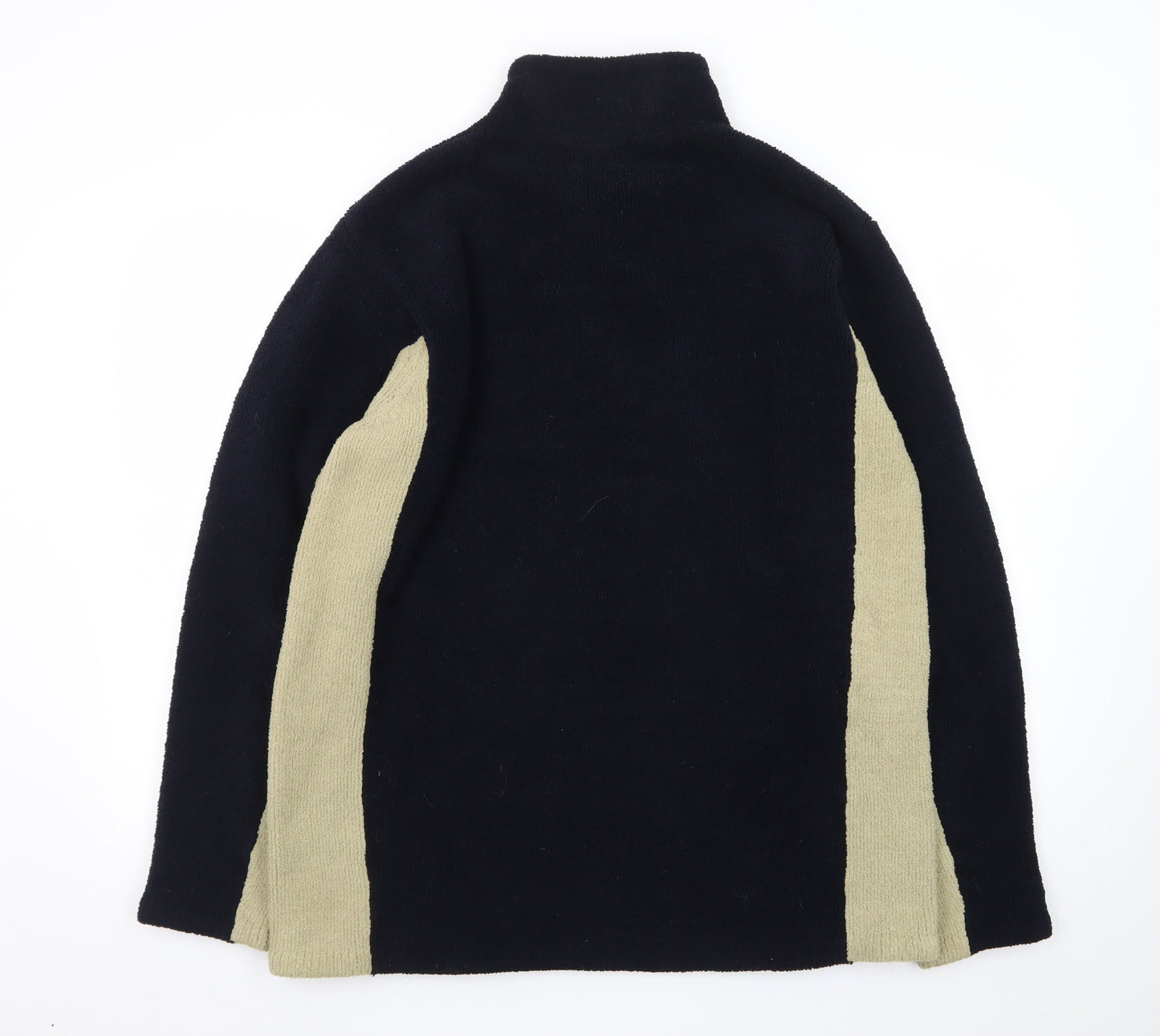 Burton Menswear Men's Blue Roll Neck Pullover Jumper Size L