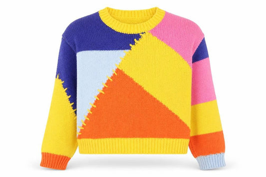 Wild Flower Women's Multicoloured L Knit Pullover Jumper