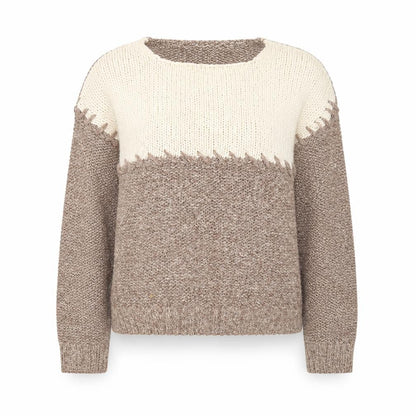 Jeffrey Rogers Women’s Beige Silk Blend Pullover Jumper L