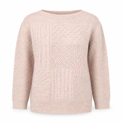 Marks and Spencer Women’s Pink Chunky-Knit Pullover Jumper Size 10