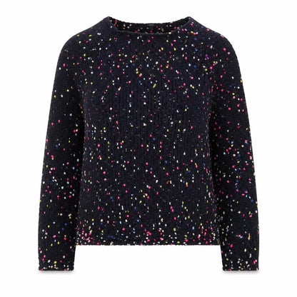 Next Womens Navy Multicoloured Knit Jumper XS Long Sleeve