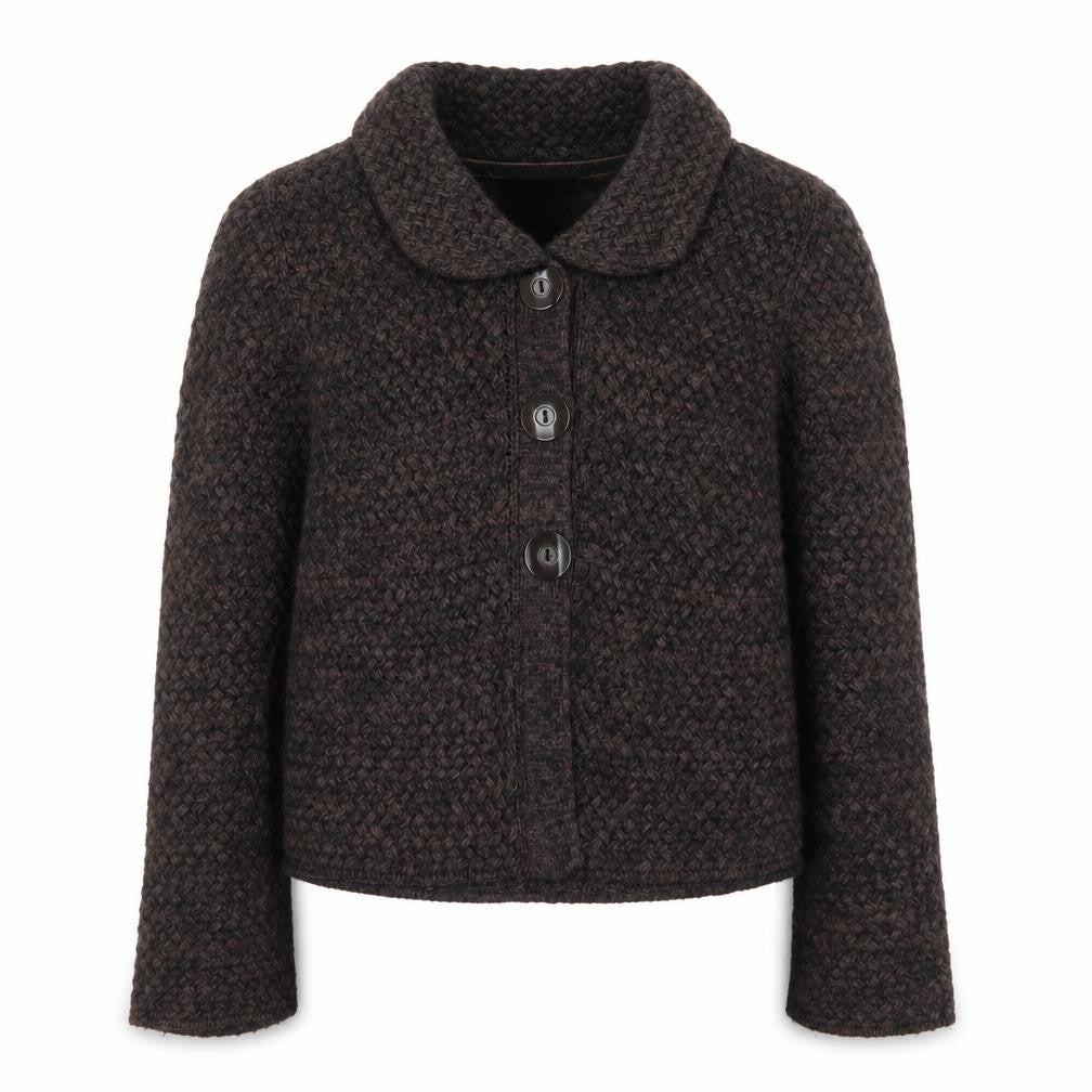 Marks and Spencer Women's Brown Collared Cardigan UK 14